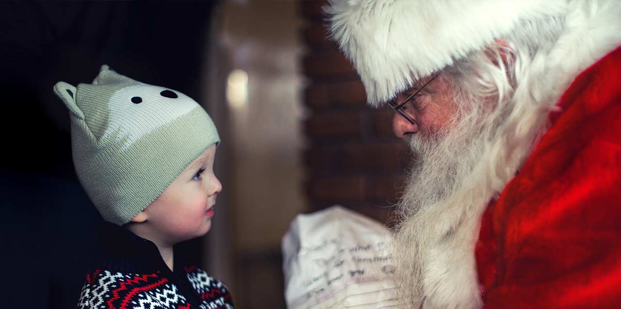 bebé frente a papa noel bebé frente a papa noel