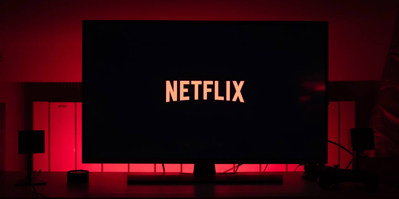 pantalla con Netflix pantalla con Netflix